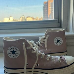 Converse High Top Light Purple Sneakers size 9.5